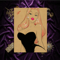 Jessica Rabbit Cartoon Art Illustration Hard Signed 8.5x11in Digital Art PRINT