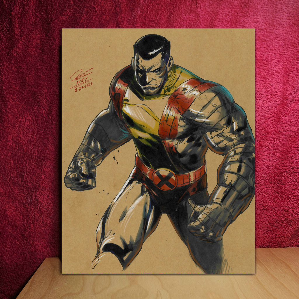 Colossus Art Illustration Hard Signed 8.5x11in Fine Art PRINT