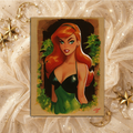 Poison Ivy Comic Art Illustration Hard Signed 8.5x11in Digital Art PRINT
