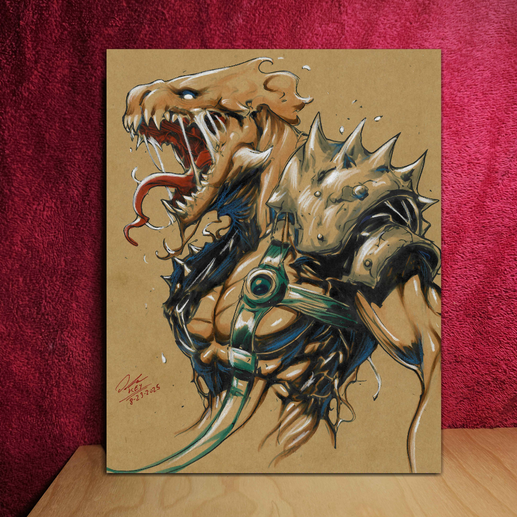 Dr Maw OC Art Illustration Hard Signed 8.5x11in Fine Art PRINT