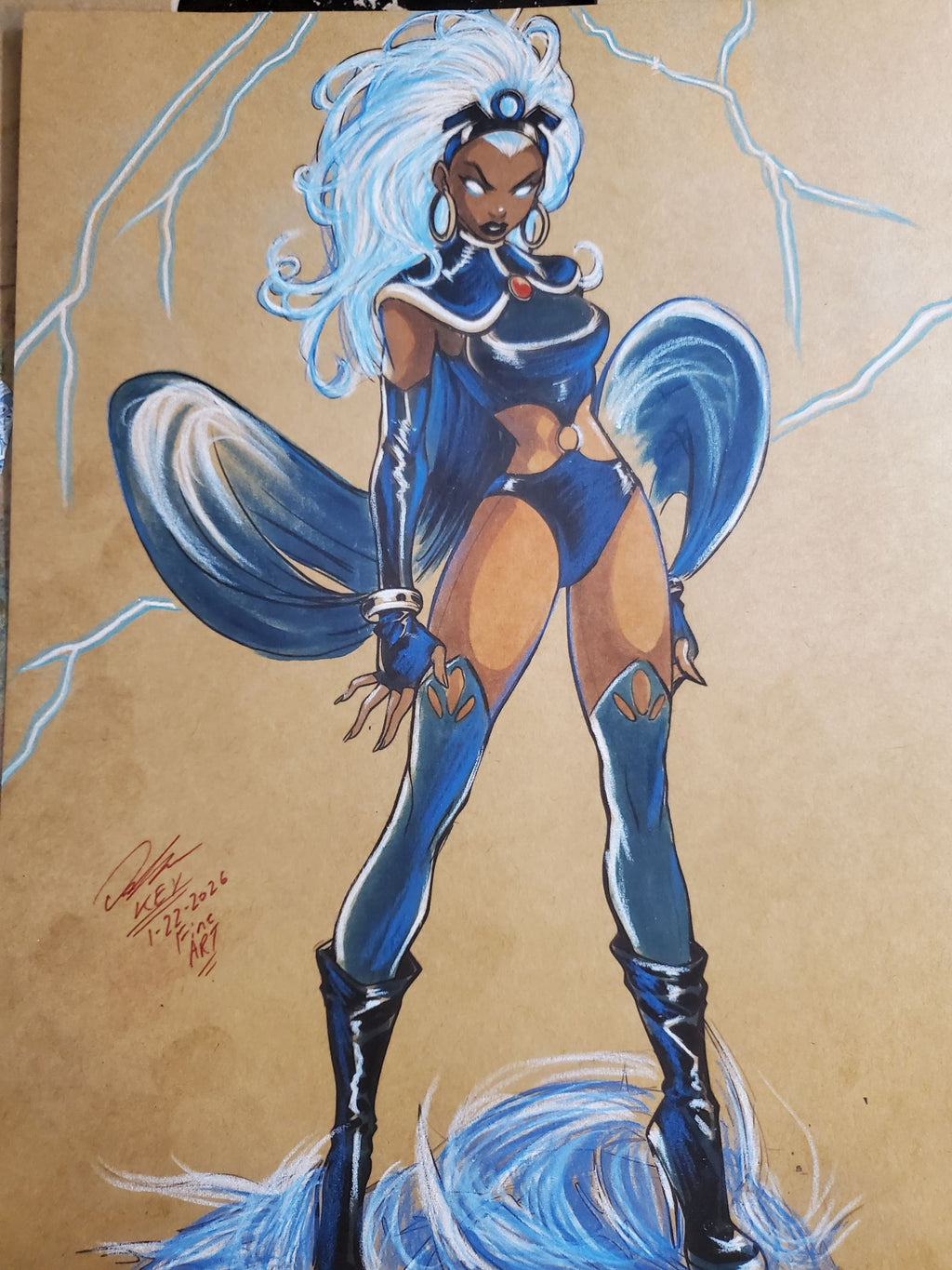 Special Request Custom Art Original Fine Mixed Media | Rare 1 of 1 | COA Included | 8.5x11 on Premium Archival Cardstock