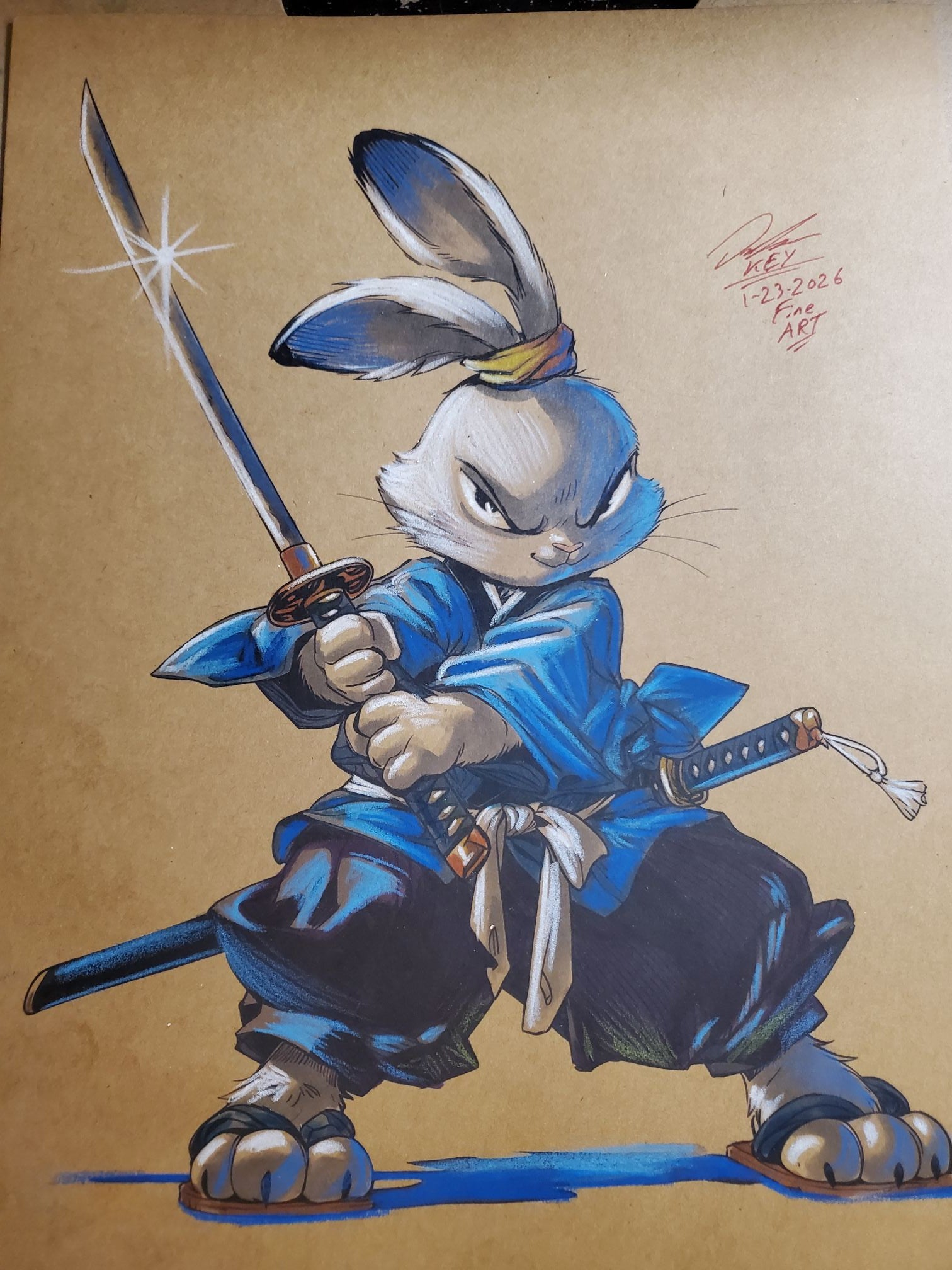 Special Request Custom Art Original Fine Mixed Media | Rare 1 of 1 | COA Included | 8.5x11 on Premium Archival Cardstock