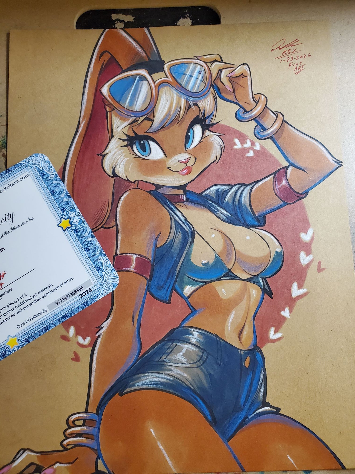 Special Request Custom Art Original Fine Mixed Media | Rare 1 of 1 | COA Included | 8.5x11 on Premium Archival Cardstock