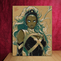 Storm Art Illustration Hard Signed 8.5x11in Fine Art PRINT