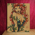 Poison Ivy Art Illustration Hard Signed 8.5x11in Fine Art PRINT