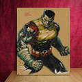 Colossus Art Illustration Hard Signed 8.5x11in Fine Art PRINT