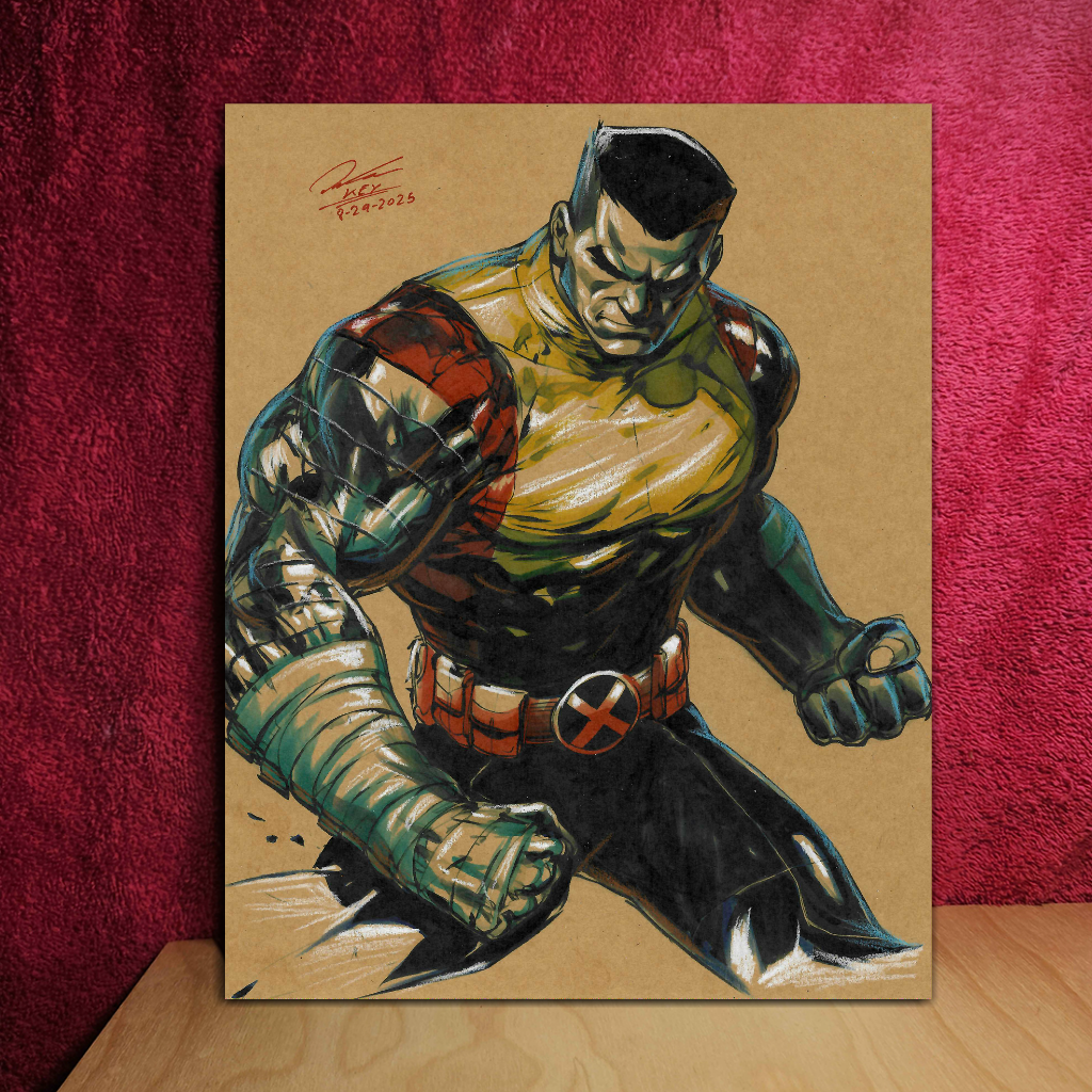 Colossus Art Illustration Hard Signed 8.5x11in Fine Art PRINT
