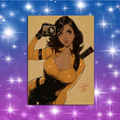 April O'Neil Cartoon Art Illustration Hard Signed 8.5x11in Digital Art PRINT