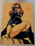 Batgirl Art Illustration Hard Signed 8.5x11in Limited Edition Fine Art PRINT