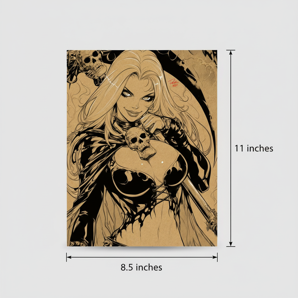 8.5x11 Borderless Dimensions