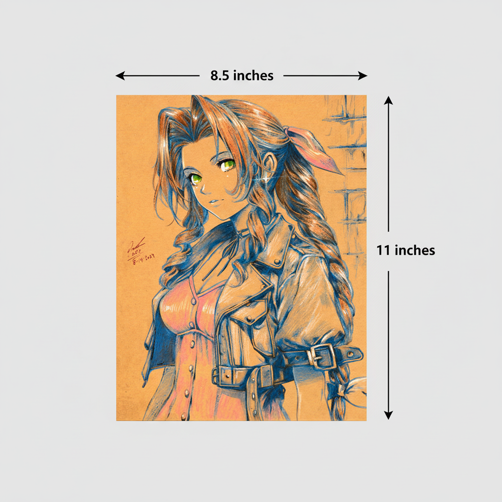 8.5x11 Borderless Dimensions