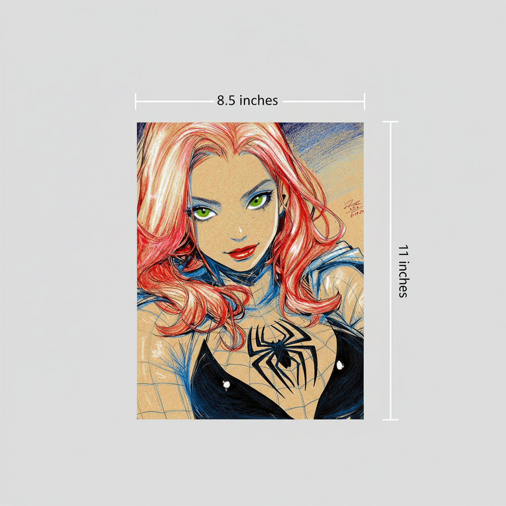 8.5x11 Borderless Dimensions