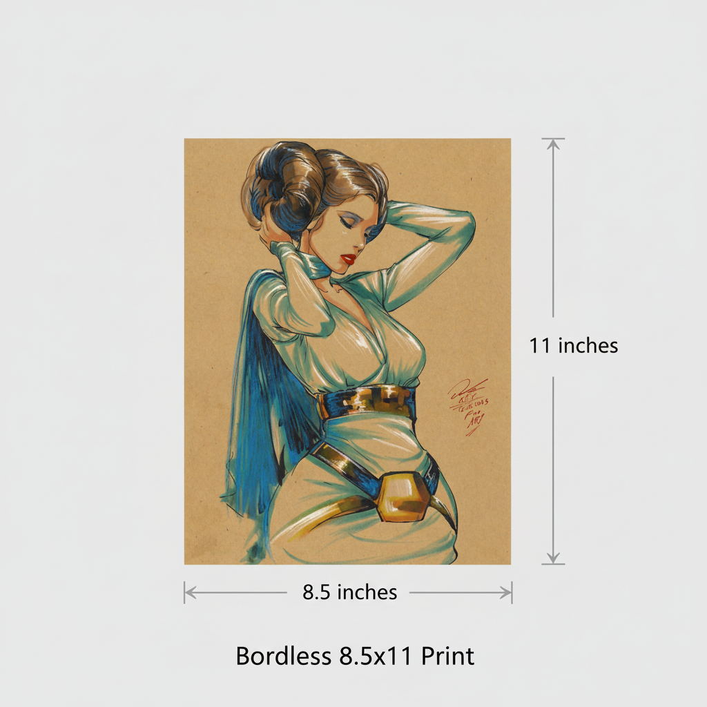 8.5x11 Borderless Dimensions