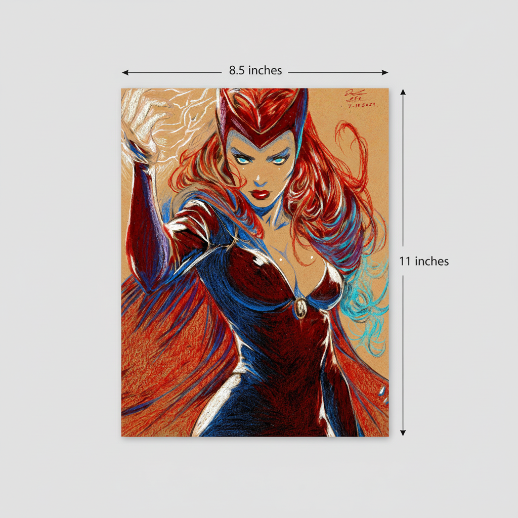 8.5x11 Borderless Dimensions