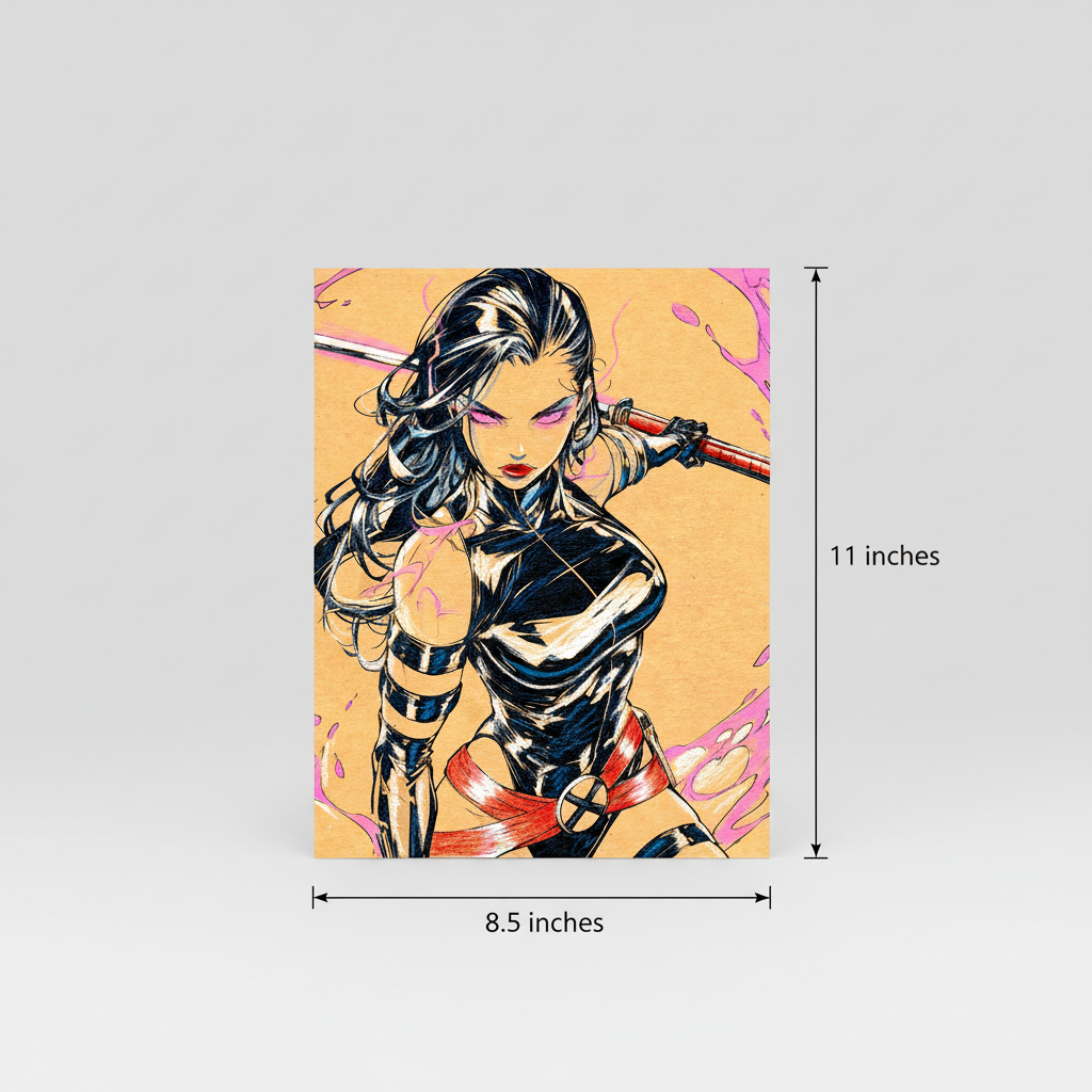 8.5x11 Borderless Dimensions