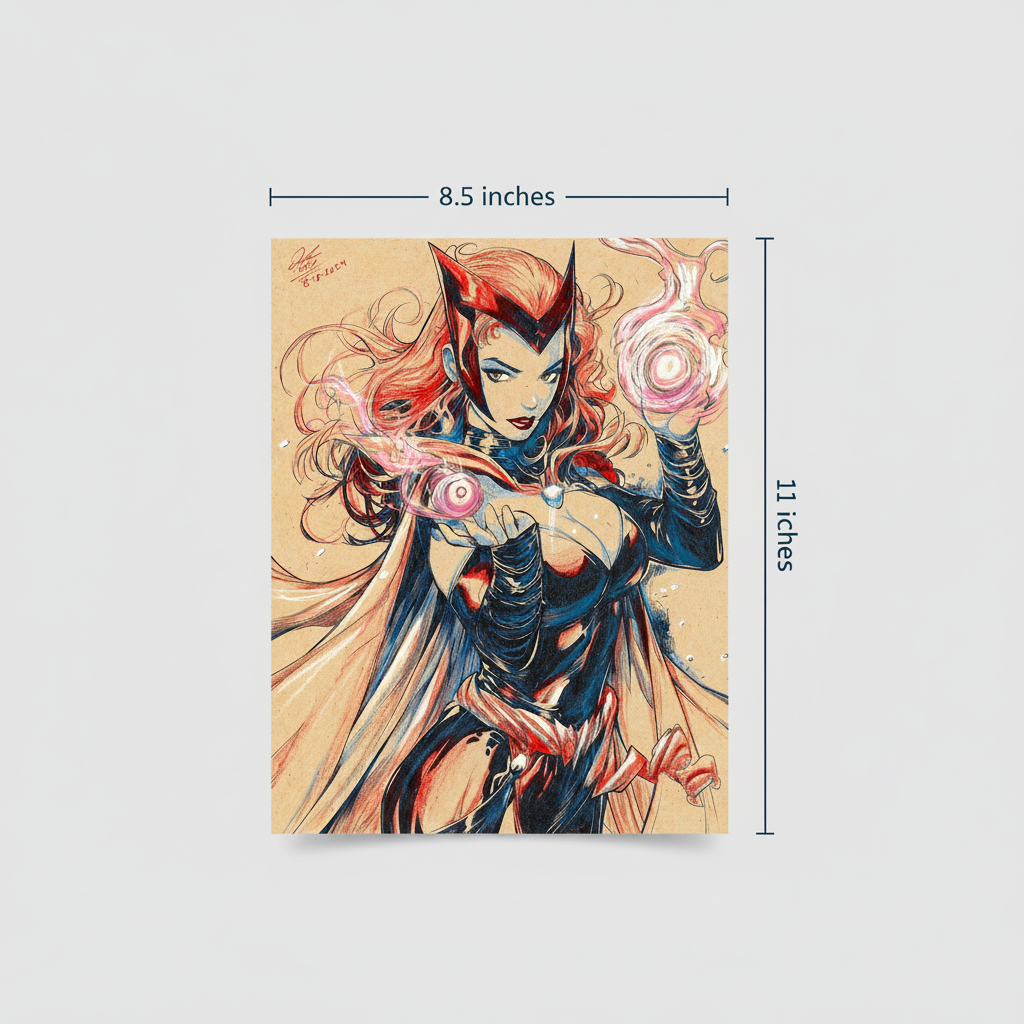 8.5x11 Borderless Dimensions