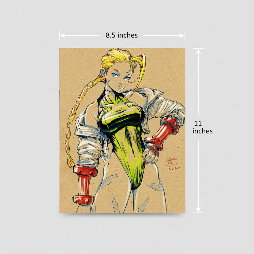 8.5x11 Borderless Dimensions