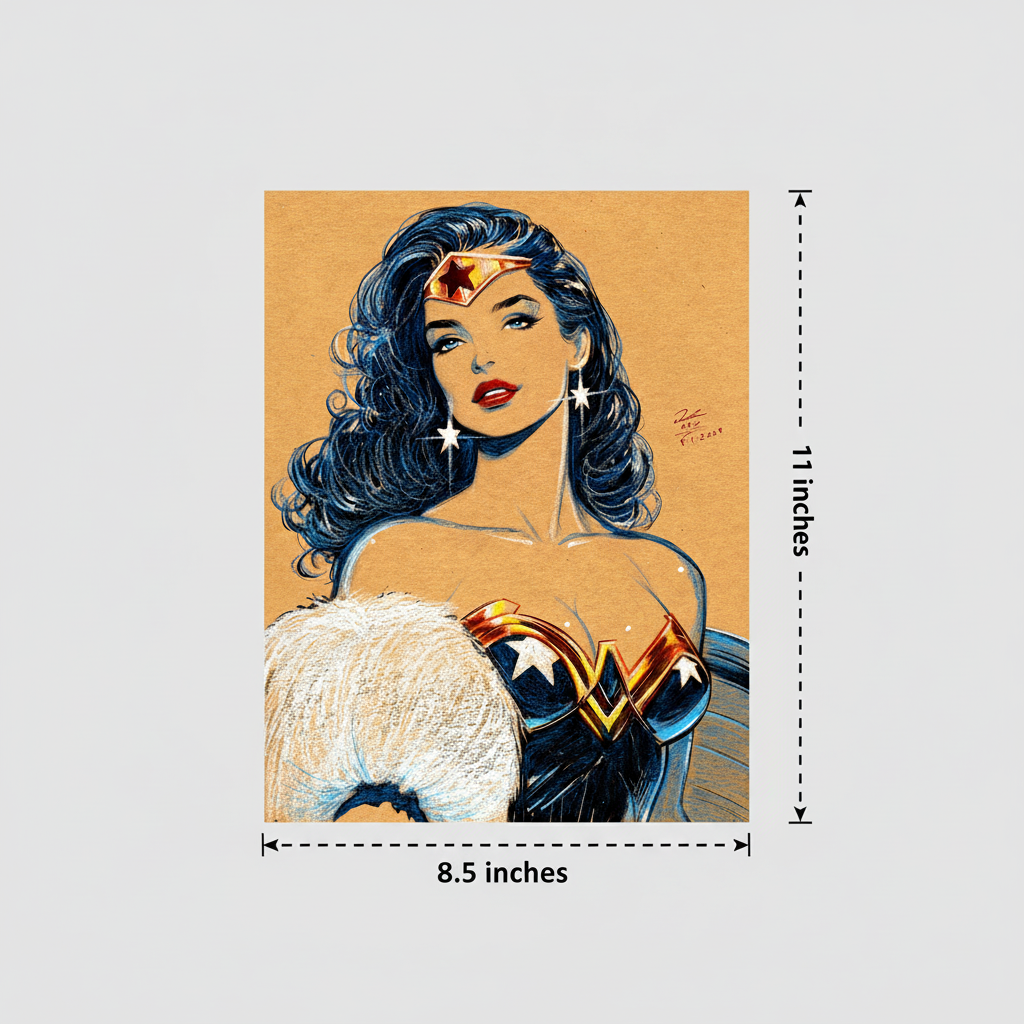 8.5x11 Borderless Dimensions