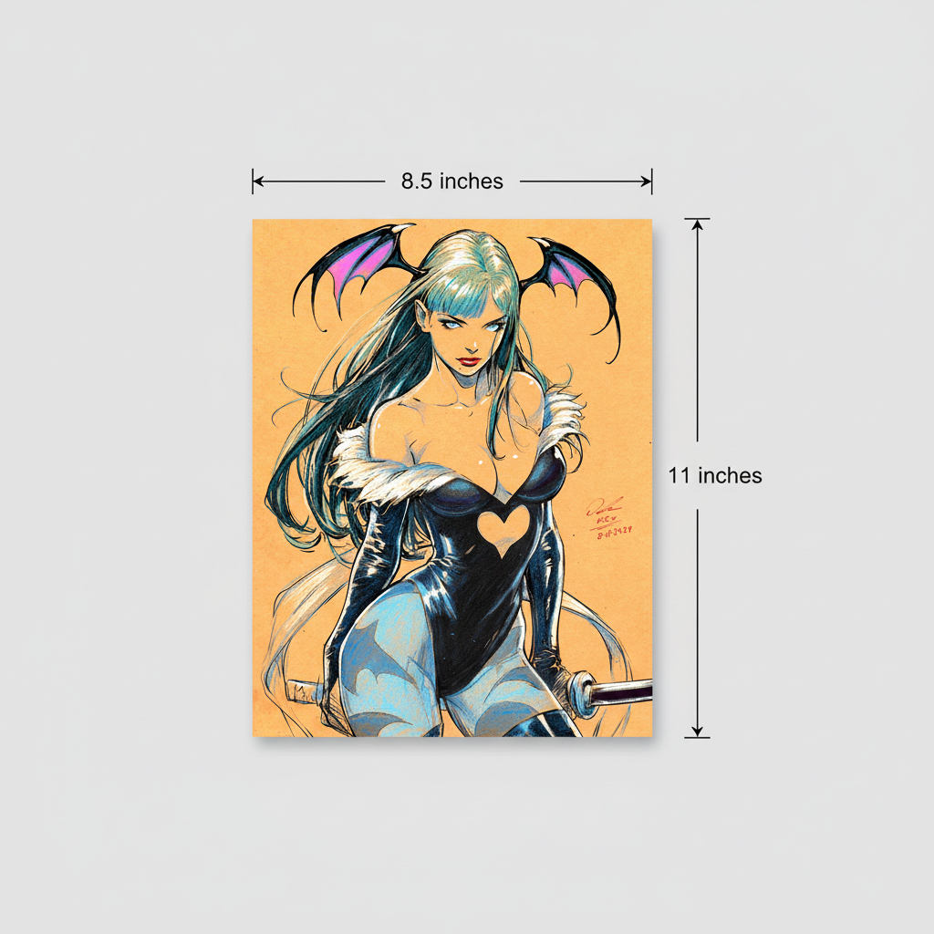 8.5x11 Borderless Dimensions