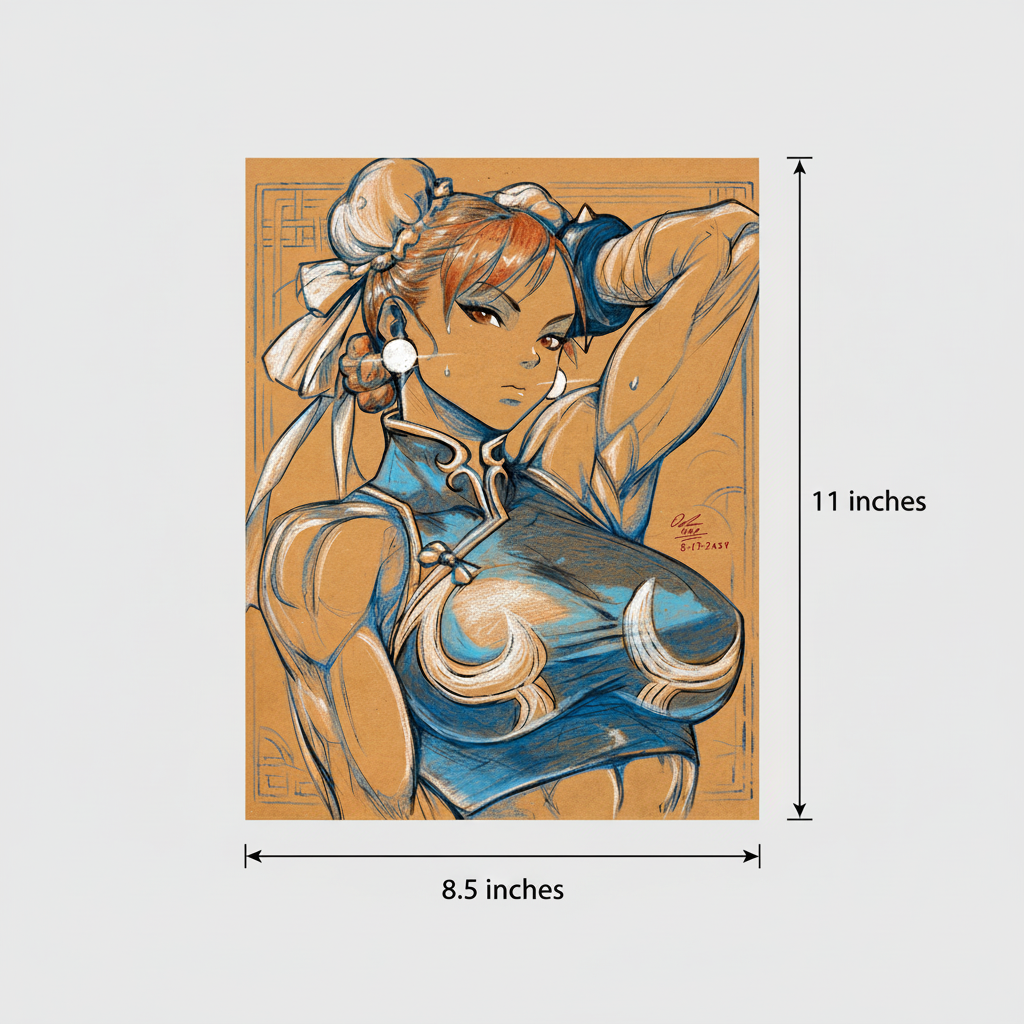 8.5x11 Borderless Dimensions