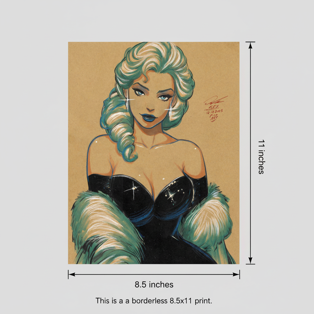 8.5x11 Borderless Dimensions