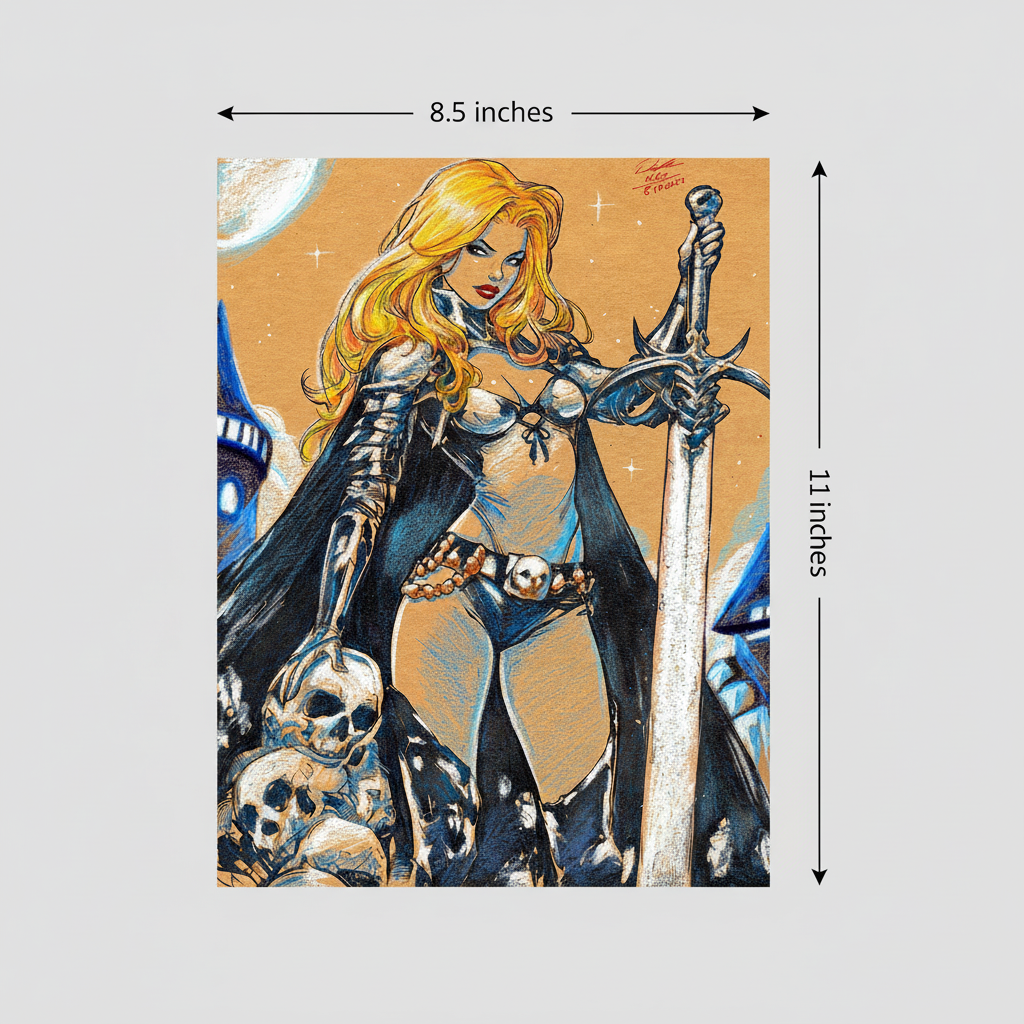 8.5x11 Borderless Dimensions