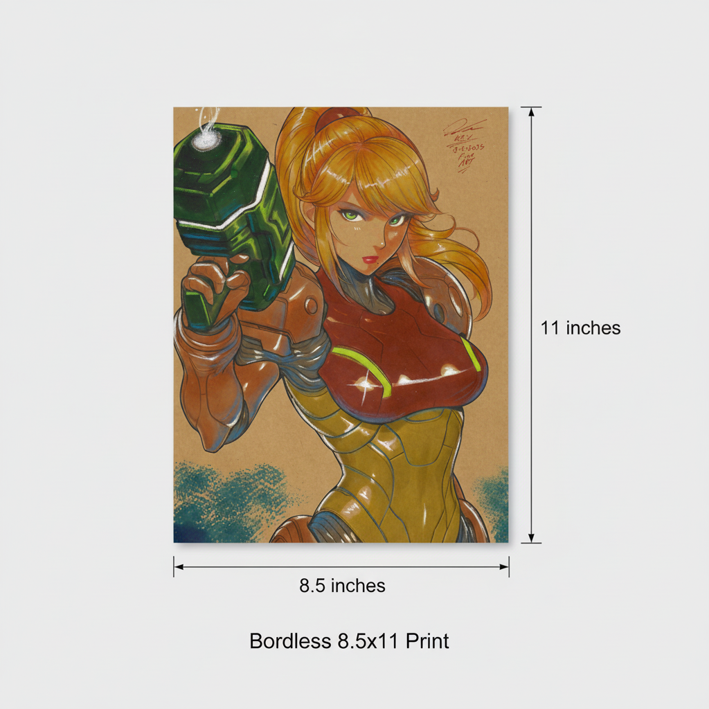 8.5x11 Borderless Dimensions