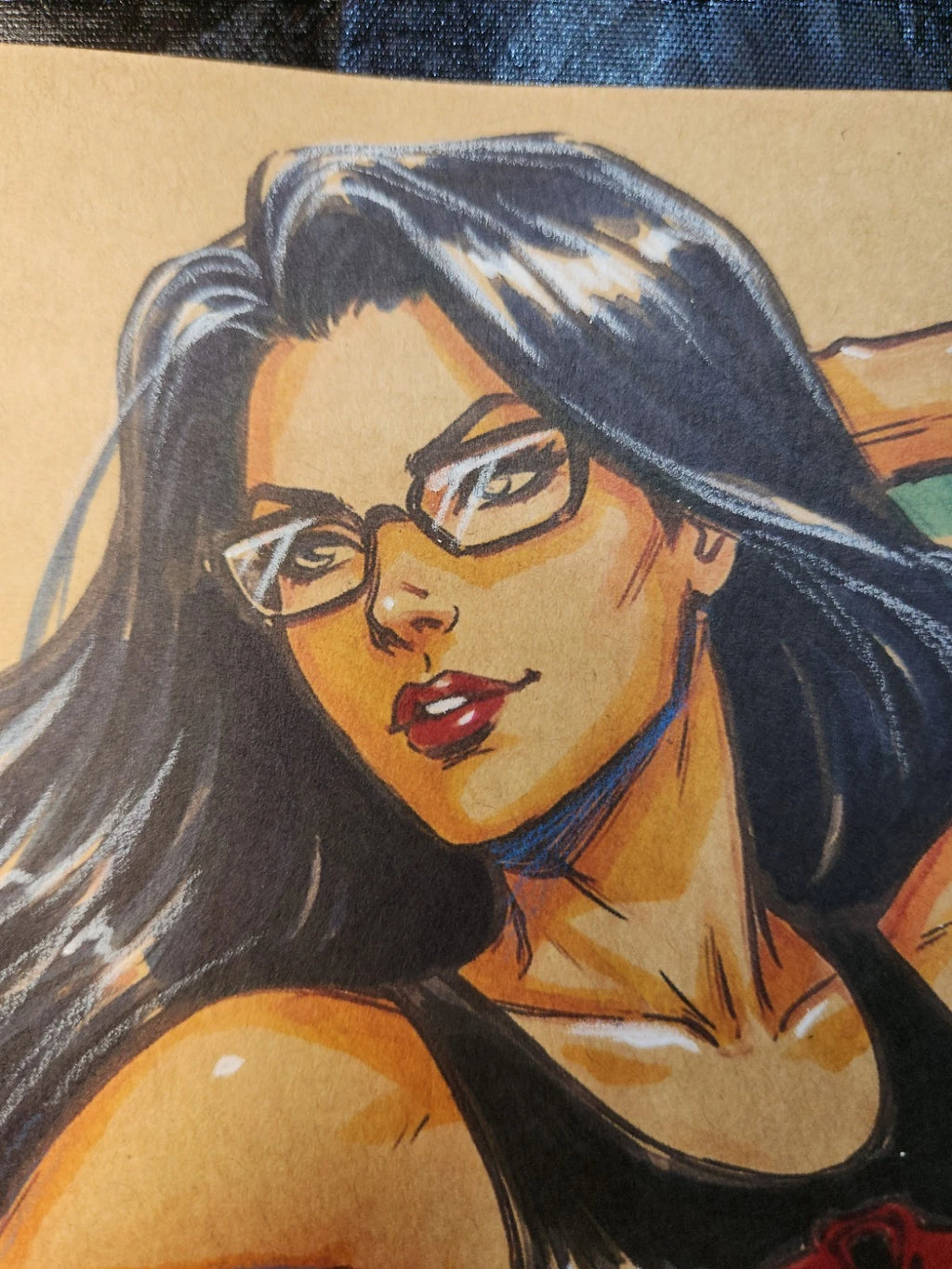 Baroness Comic Art Original Fine Mixed Media | Rare 1 of 1 | COA Included | 8.5x11 on Premium Archival Cardstock
