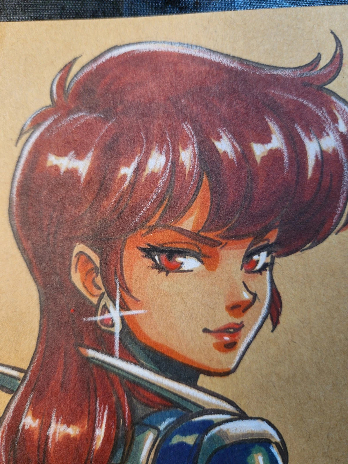 Priss BC Comic Art Original Fine Mixed Media | Rare 1 of 1 | COA Included | 8.5x11 on Premium Archival Cardstock