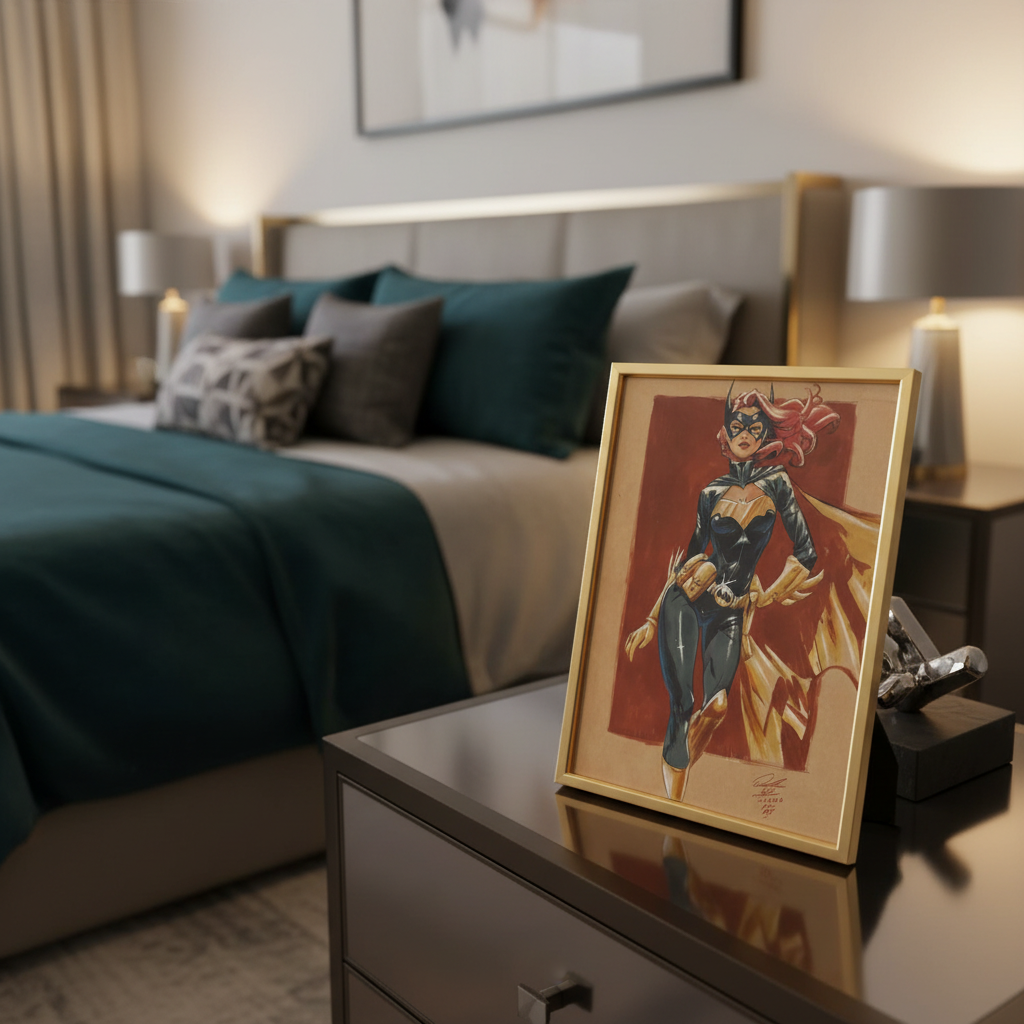 Batgirl Print - Luxury Bedroom
