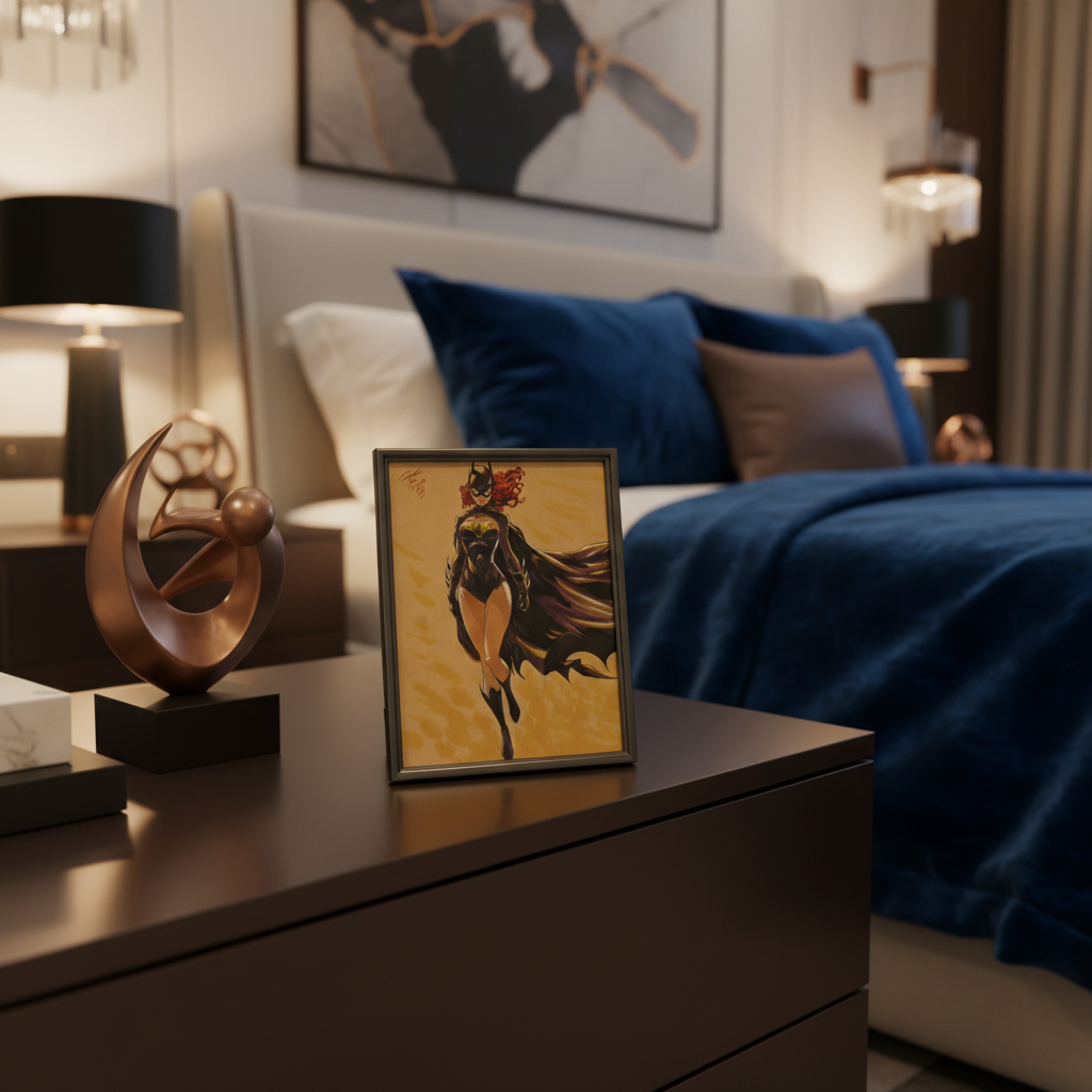Batgirl Print - Luxury Bedroom
