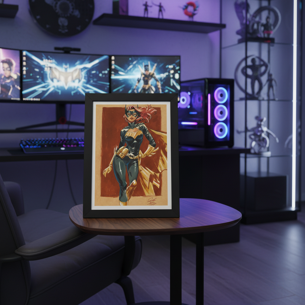 Batgirl Print - Luxury Man Cave