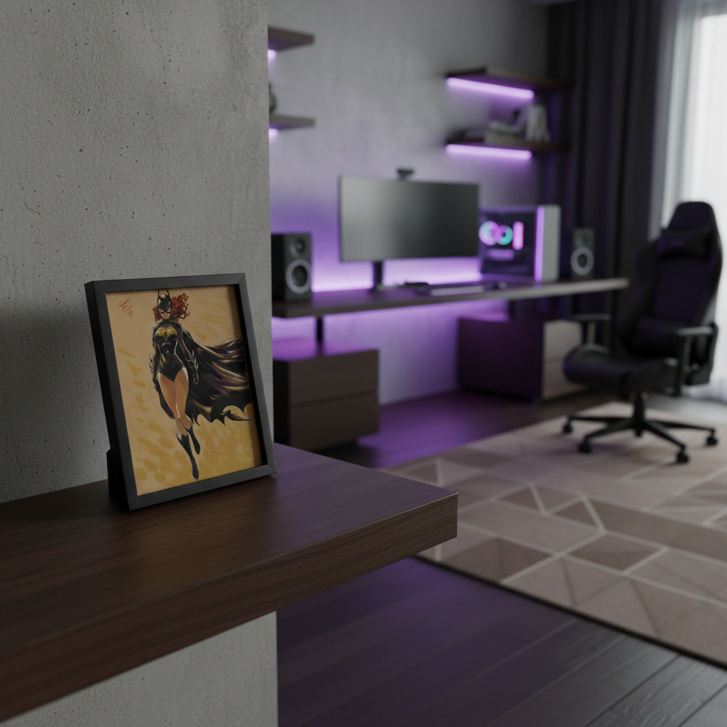 Batgirl Print - Luxury Man Cave