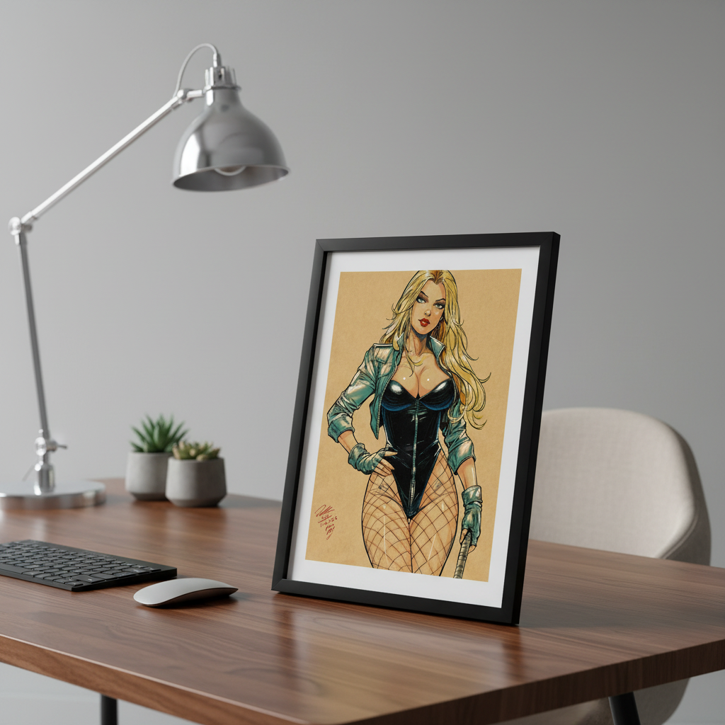 Black Canary Print - Home Office
