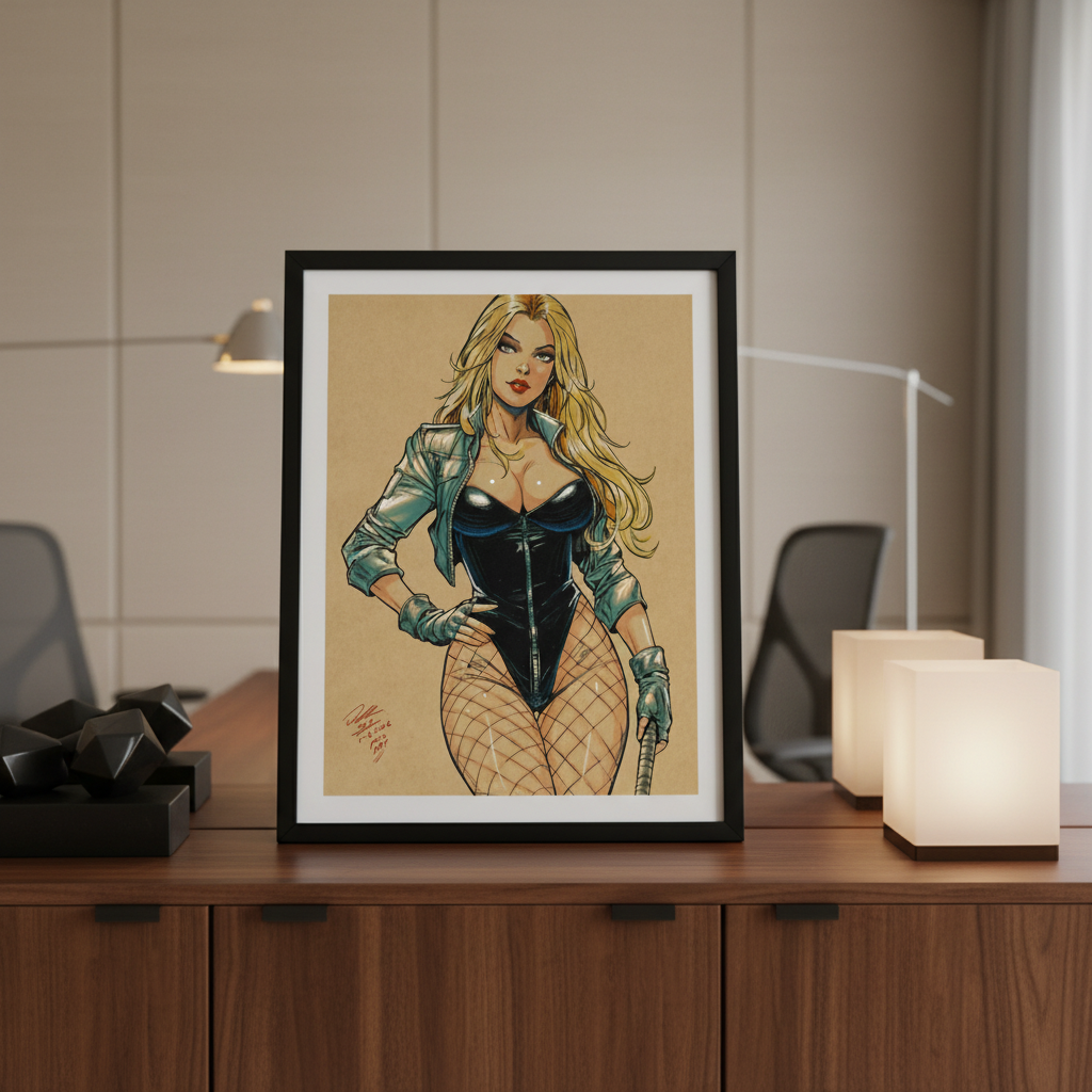 Black Canary Print - Luxury Office