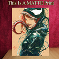 Mary Venom Art Illustration Hard Signed 8.5x11in Fine Art PRINT