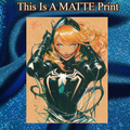 Gwen X Venom Art Illustration Hard Signed 8.5x11in Fine Art PRINT