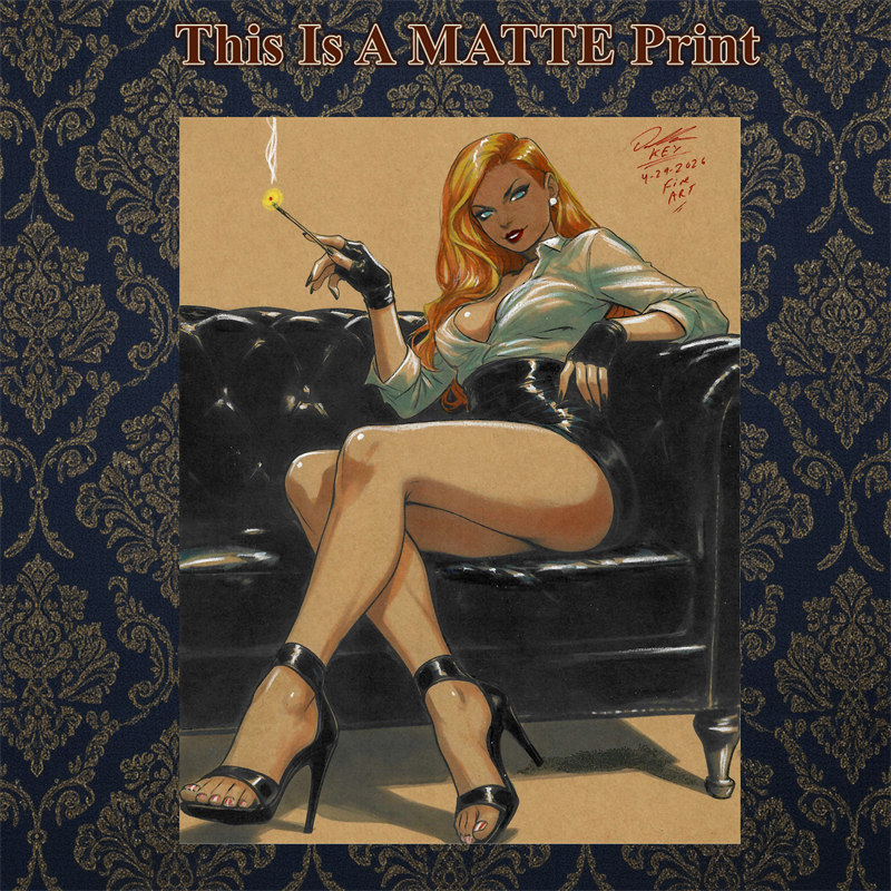 Emma Frost Art Illustration Hard Signed 8.5x11in Fine Art PRINT