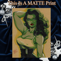 She Hulk Art Illustration Hard Signed 8.5x11in Fine Art PRINT