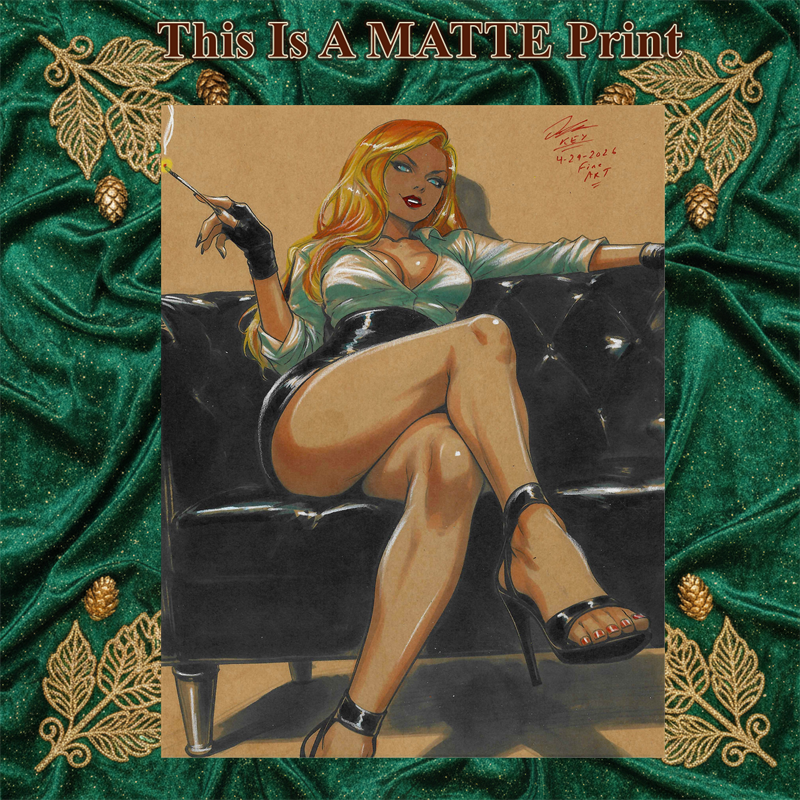 Emma Frost Art Illustration Hard Signed 8.5x11in Fine Art PRINT