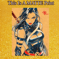 Psylocke Art Illustration Hard Signed 8.5x11in Fine Art PRINT