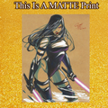 Psylocke Art Illustration Hard Signed 8.5x11in Fine Art PRINT