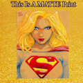 Supergirl Art Illustration Hard Signed 8.5x11in Fine Art PRINT