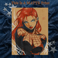 Mary Jane Art Illustration Hard Signed 8.5x11in Fine Art PRINT