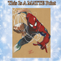 Spider-Man Art Illustration Hard Signed 8.5x11in Fine Art PRINT