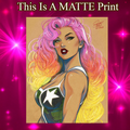 Starfire Art Illustration Hard Signed 8.5x11in Fine Art PRINT