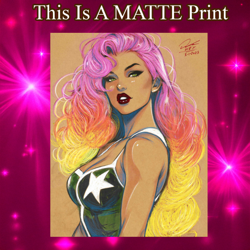 Starfire Art Illustration Hard Signed 8.5x11in Fine Art PRINT