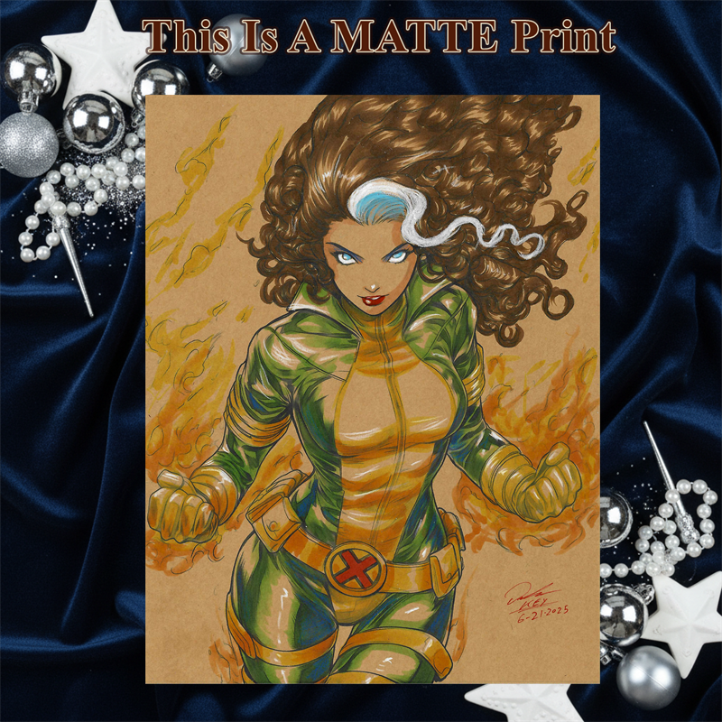 Rogue Art Illustration Hard Signed 8.5x11in Fine Art PRINT