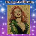 Poison Ivy Art Illustration Hard Signed 8.5x11in Fine Art PRINT