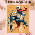 Venom Art Illustration Hard Signed 8.5x11in Fine Art PRINT
